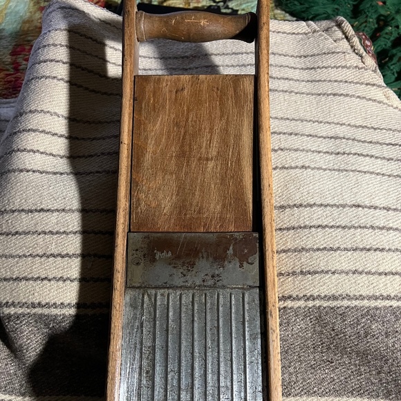 German, Antique, Wooden Potato/Cabbage Slicer - Picture 1 of 2